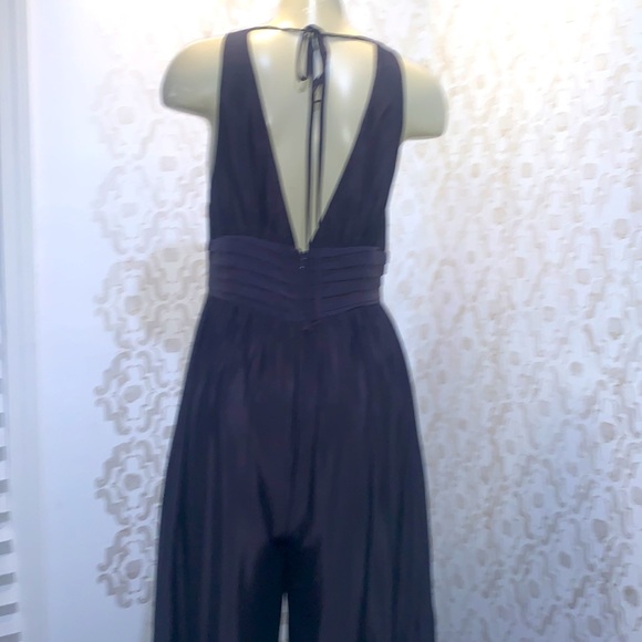 BCBGeneration formal or casual pants suit/ romper just gorgeous gray/black color - Picture 9 of 14